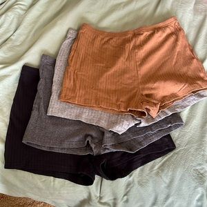 4 Pack comfy short shorts